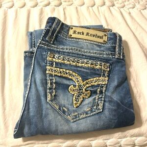 Rock revival 30 sherry mid rise skinny jeans